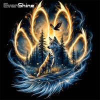 Evershine New Arrival Diamond Mosaic Dog Animal Suitable For Beginners Painting Wolf Embroidery Footprint Paw DIY Holiday Gifts