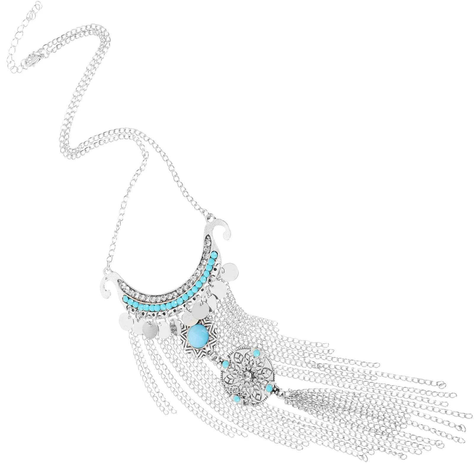 

Vintage Tassel Necklace Necklaces Women Sweater Metal Pendant for Chain