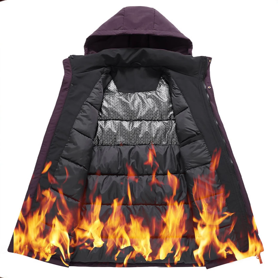 Winter Waterproof Windbreaker Jacket Men 11XL Plus Size Parkas Waterproof Cargo Jacket Coat Male Fashion Casual Jackets