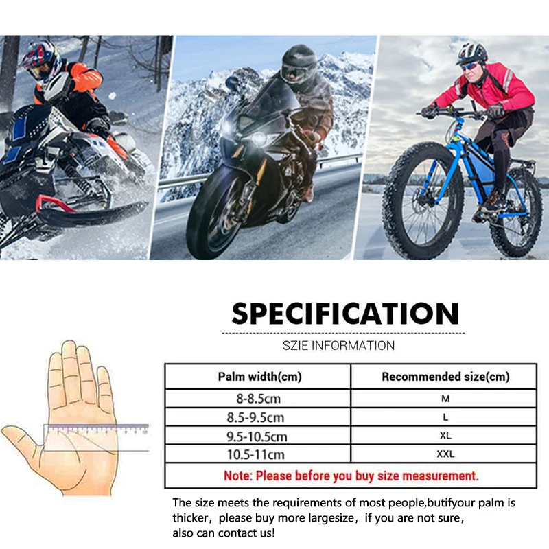 Motorhandschoenen Winddicht Waterdicht Guantes Moto Heren Motorrijden Handschoenen Touchscreen Moto Motocross Handschoenen Winter