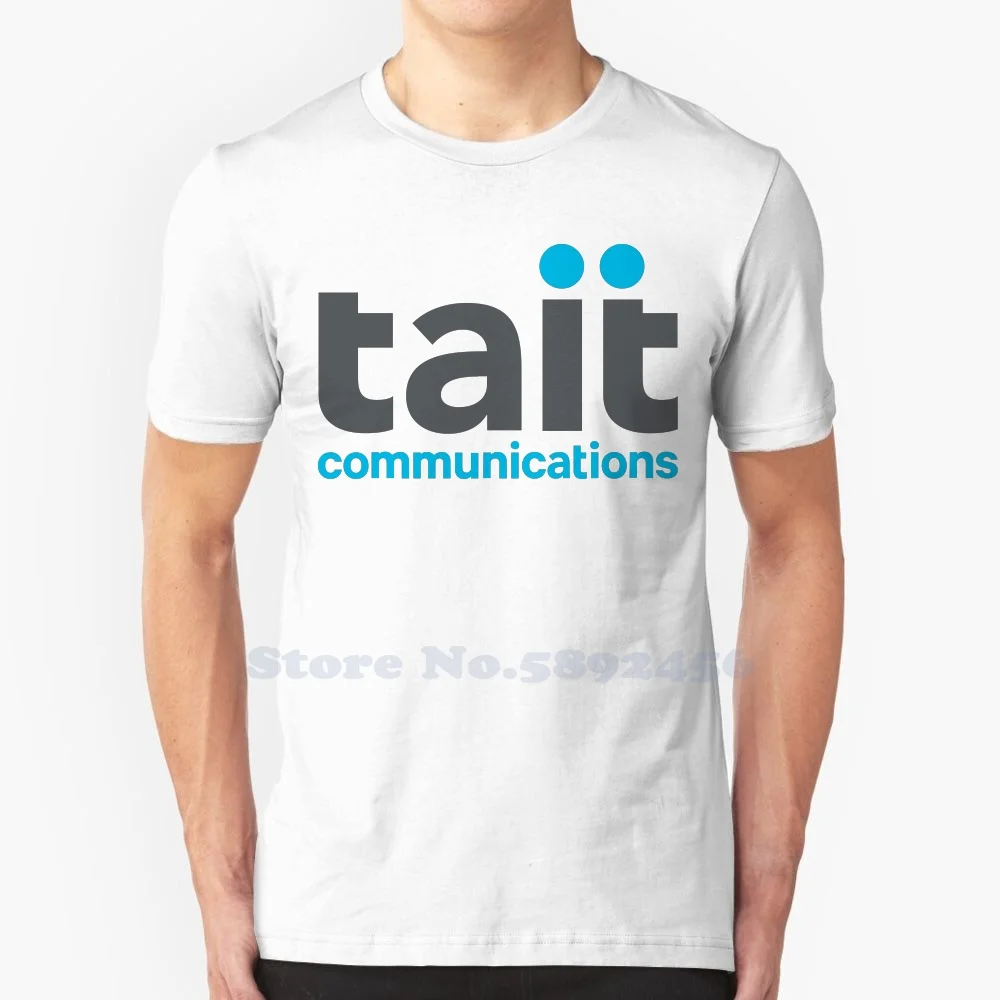 Tait Communications Logo Casual T Shirt Top Quality Graphic 100% Cotton Tees