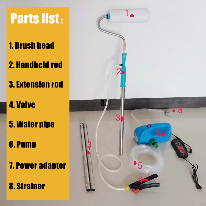 Imagem -06 - Underoof-pintura Automática Rolo Coater Self-priming Emulsão Auto Escovar Ferramenta Escova Telescópica Impressão Estendida