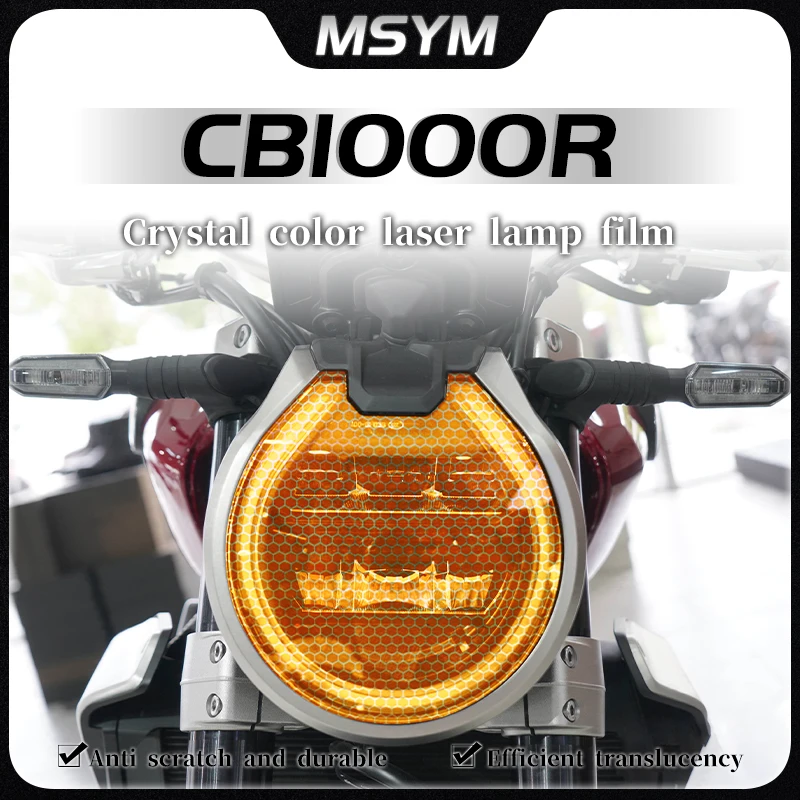 

For HONDA CB1000R CB1000 R cb1000r Headlight film taillight film transparent protective film honeycomb laser sticker accessories