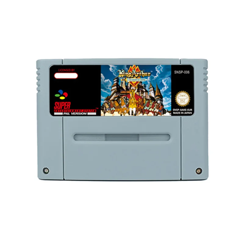 King Arthur & The Knights of Justice Action Game for SNES 16 Bit Retro Cart Children Gift