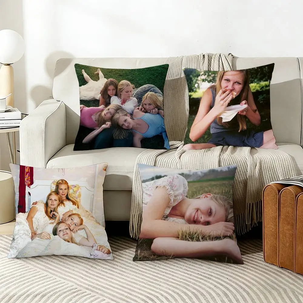 T-The V-Virgin S-Suicides Movie Various Sizes Square Pillow Case For Car Home Bedchamber Decor