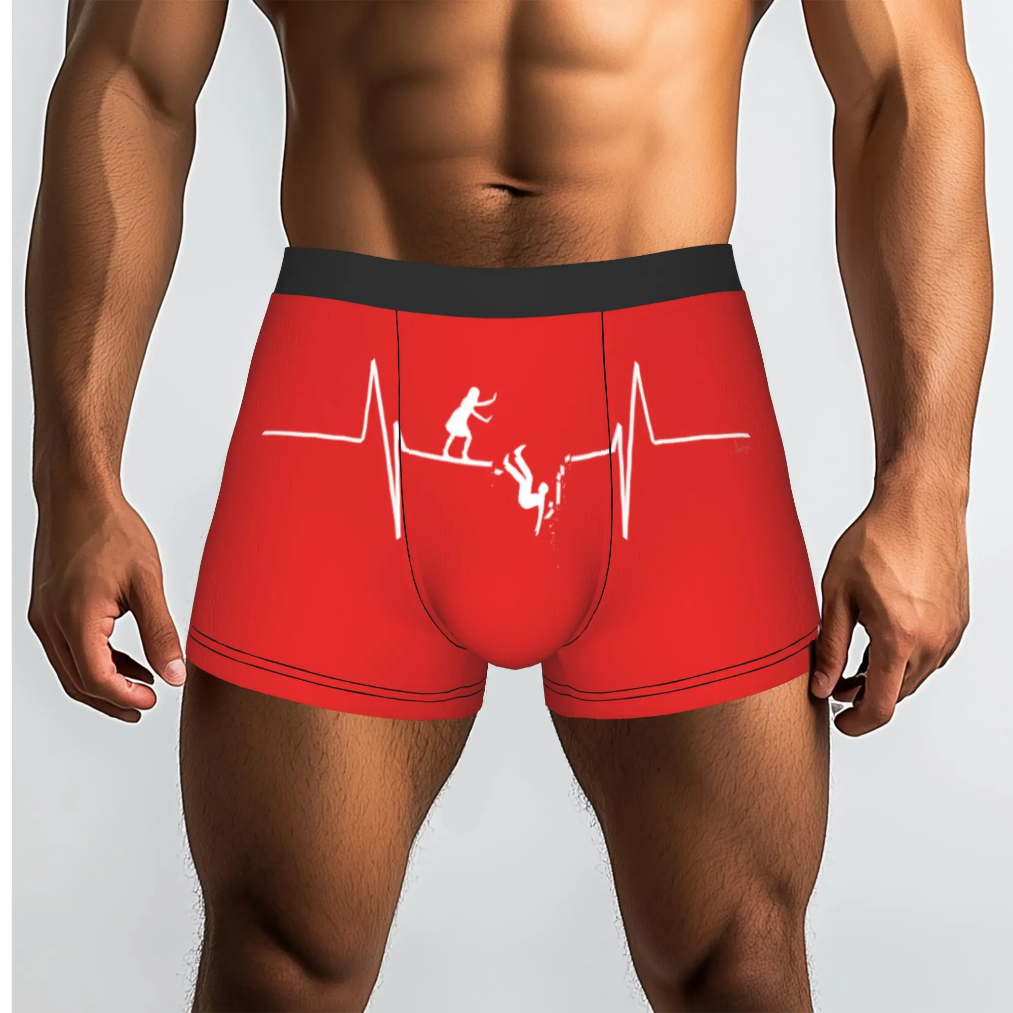 Custom She Broke My Heart Beat Boxers Shorts Men Breakup Briefs Underwear Cool Underpants