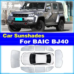 For BAIC BJ40 Car Sunshade UV Protection Curtain Sun Shade Visor Windshield Cover Protect Privacy Auto Accessories