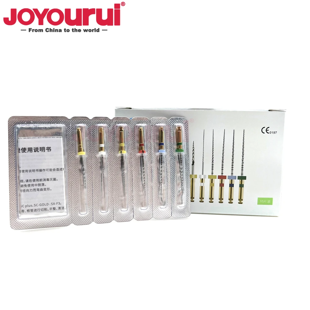 6pcs/BOX Dental File SOCO SC Root Canal Taper Endodontic File 25mm Heat Activated Rotary File Flexible Dentist Materials COXO