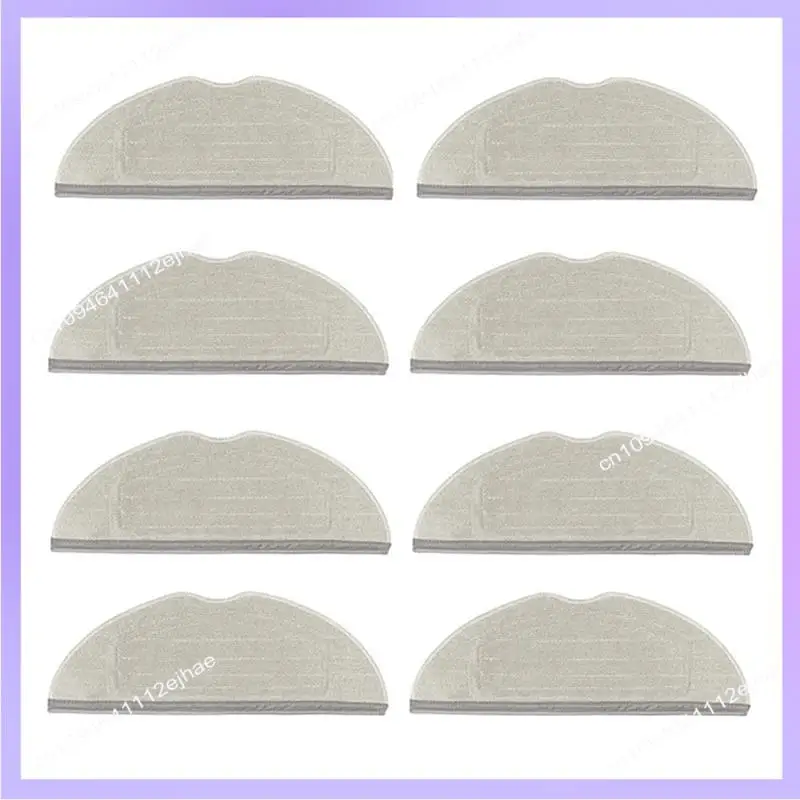 Juego de almohadillas de paño de mopa N83R para Dreame Mova S10/Trouver S10/Mova S10 Plus/Trouver S10 Plus, Kit de accesorios para aspiradoras, 8 Uds.