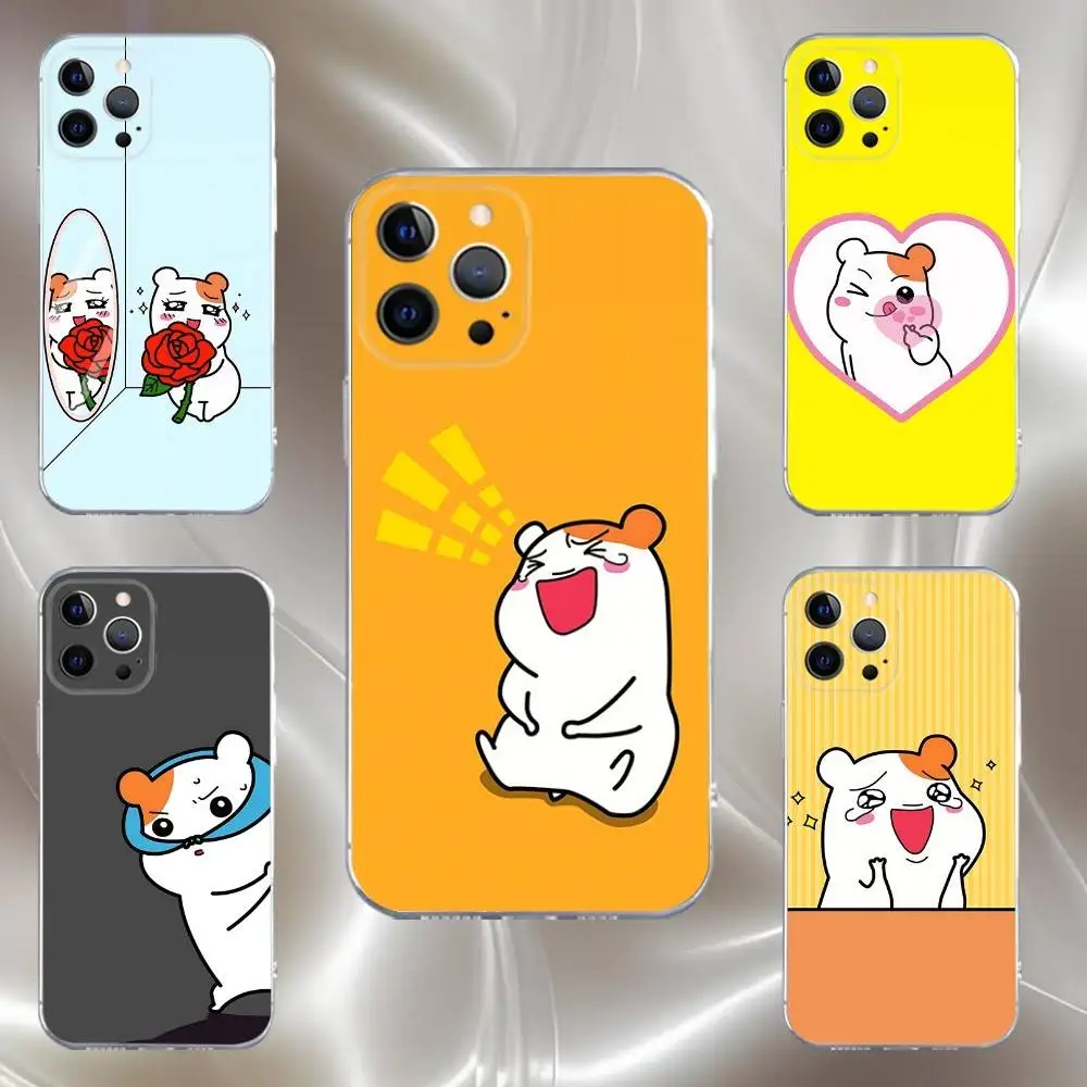 

Cute O-Oruchuban Ebichu Phone Case For iPhone 16,15,14,13,12,11 Pro,Max,Plus,X,XS,XR,SE,Mini Transparent Silicone Soft
