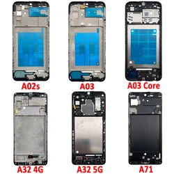 NEW Front Housing LCD Frame Bezel Plate Replacement Parts For Samsung A21 A02 A02S A03S A03 Core A04 A04S A04E A32 4G 5G A34