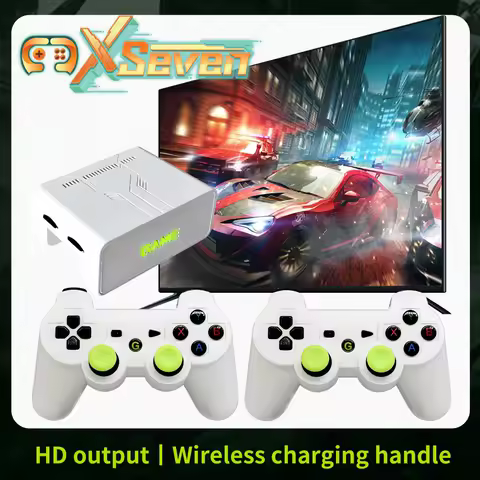 2026 NEW X7 128G 256G Linux System Y7 4K Video Game Console LPDDR4 2GB TV Box Wireless Controller Retro Game 10000+ Support PSP