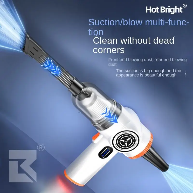 Wet and Dry Cordless Handheld Vacuum Cleaner Portable Rechargeable Brushless Vacuum Cleaner Bagless Household Car Use