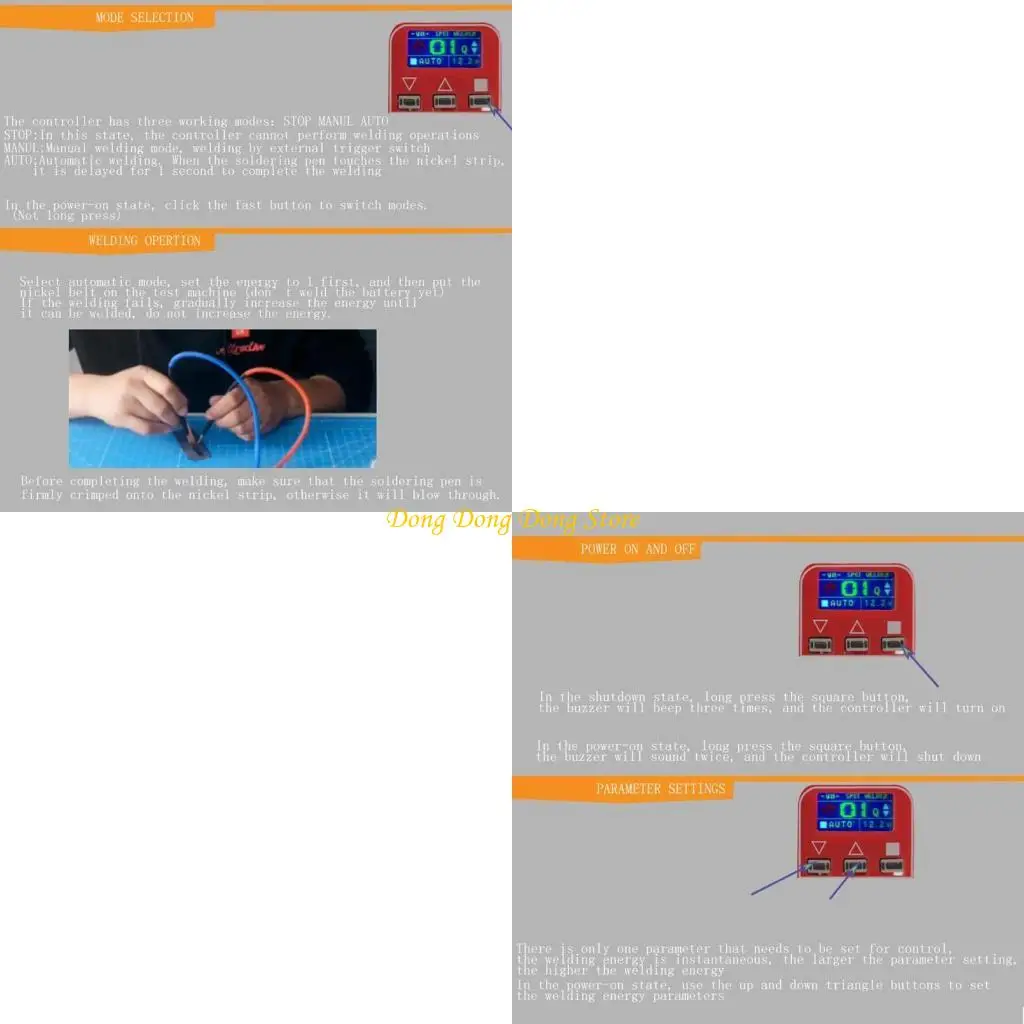 

Mini Spot Welder DIY Сварная машина ABS Red Portable 18650 батарея различные сварки питания для промышленности