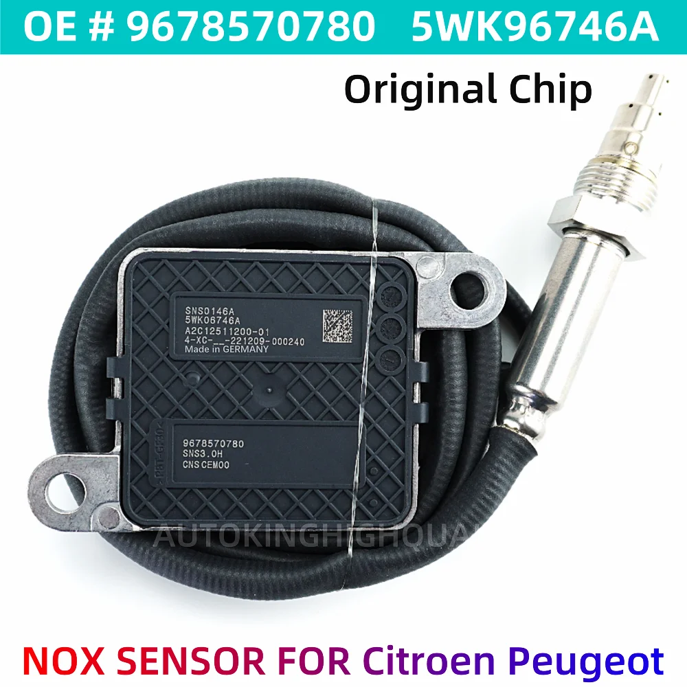 

5WK96746A 9678570780 Original New Nitrogen Oxygen NOX Sensor For Citroen Peugeot 308 3008 5008 2.0 HDi 2012-2021