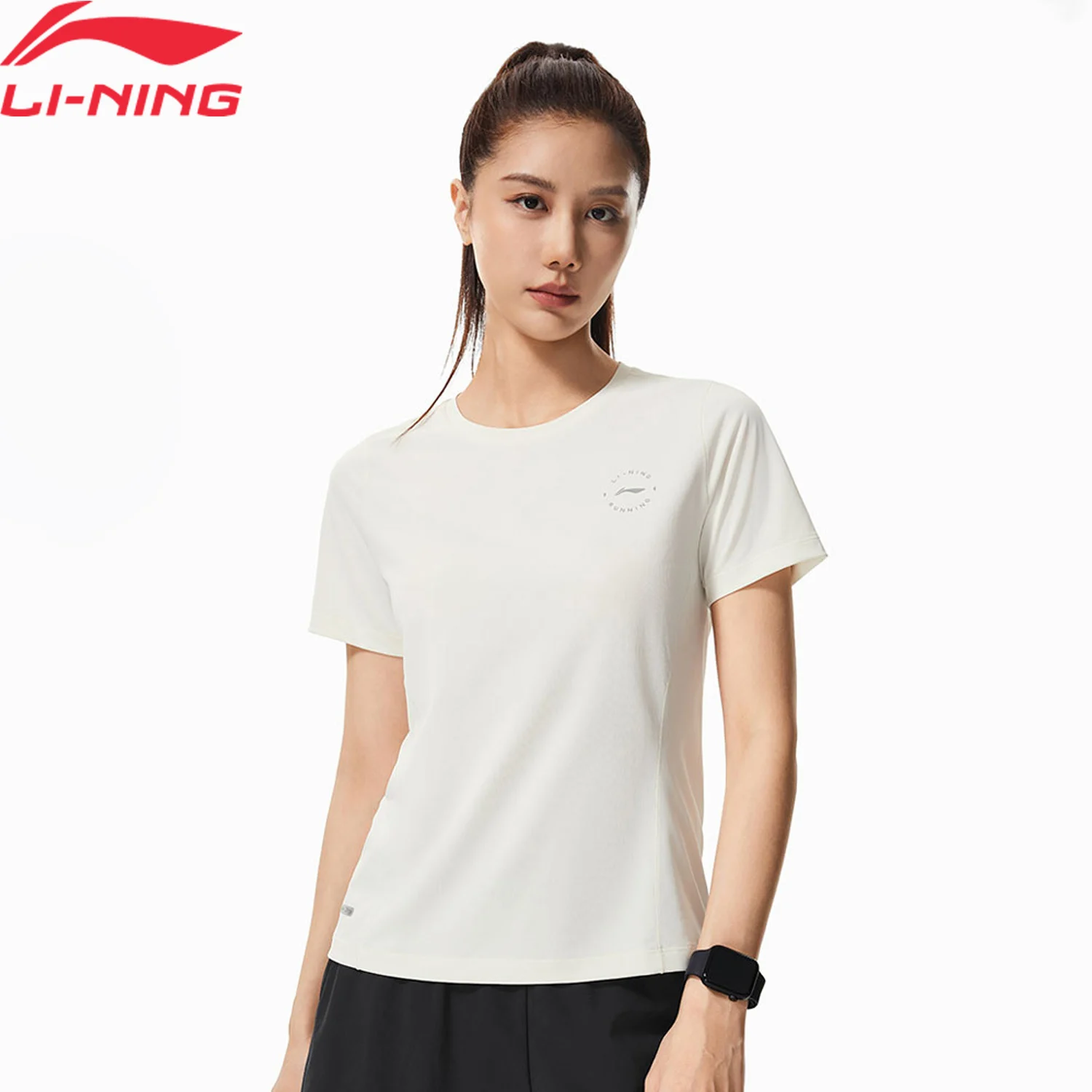 li-ning-レディース-プロフェッショナル-ランニング-tシャツ-ln-air-dry-ポリエステル-通気性裏地-スポーツ-半袖-プルオーバー-atsw144