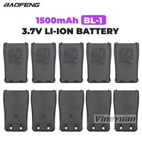 10PCS BAOFENG BF-888S Walkie Talkie Battery BL-1 1500mAh 3.7V Li-Ion Battery Pack For Baofeng BF-777S Retevis H777 BF-666S BF-C1