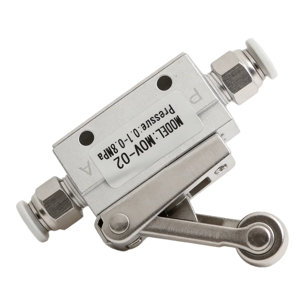Roller Valve Pneumatic Valve 1 8 Inch Port Size 2 Position Control Working Temperature 0 60 2 Position Valve For 6mm Tube