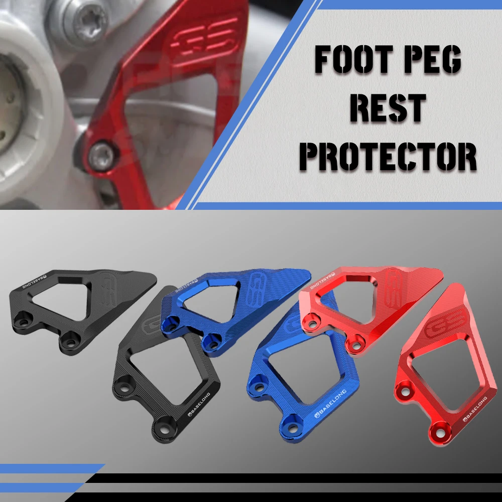 

R1200GS Motorcycle Accessories Rear Heel Guard Foot Peg Rest Protector For BMW R 1200 GS 1200GS LC Advenutre 2014-2016 2017 2018