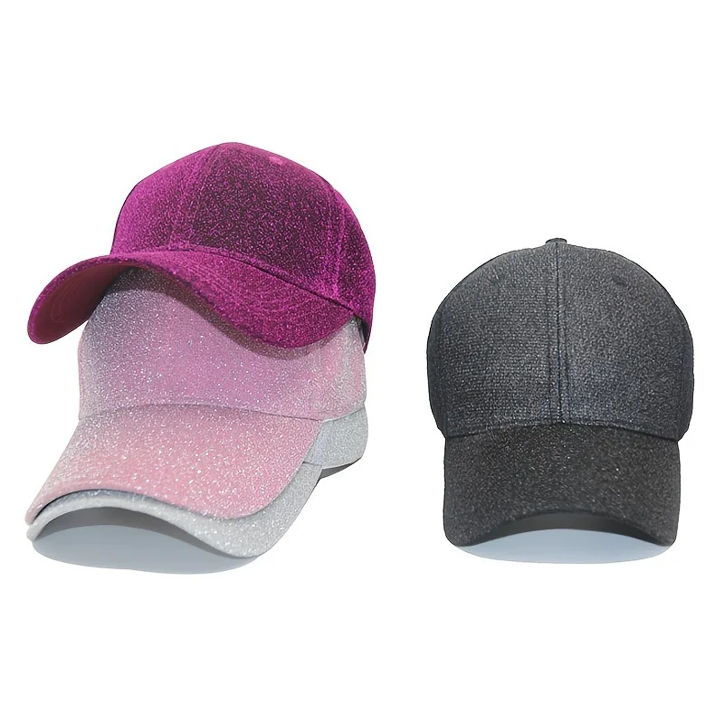 Cross-border Best-selling American-style Baseball Cap for Men and Women, Sun Protection Cap, Hip-hop Solid Color