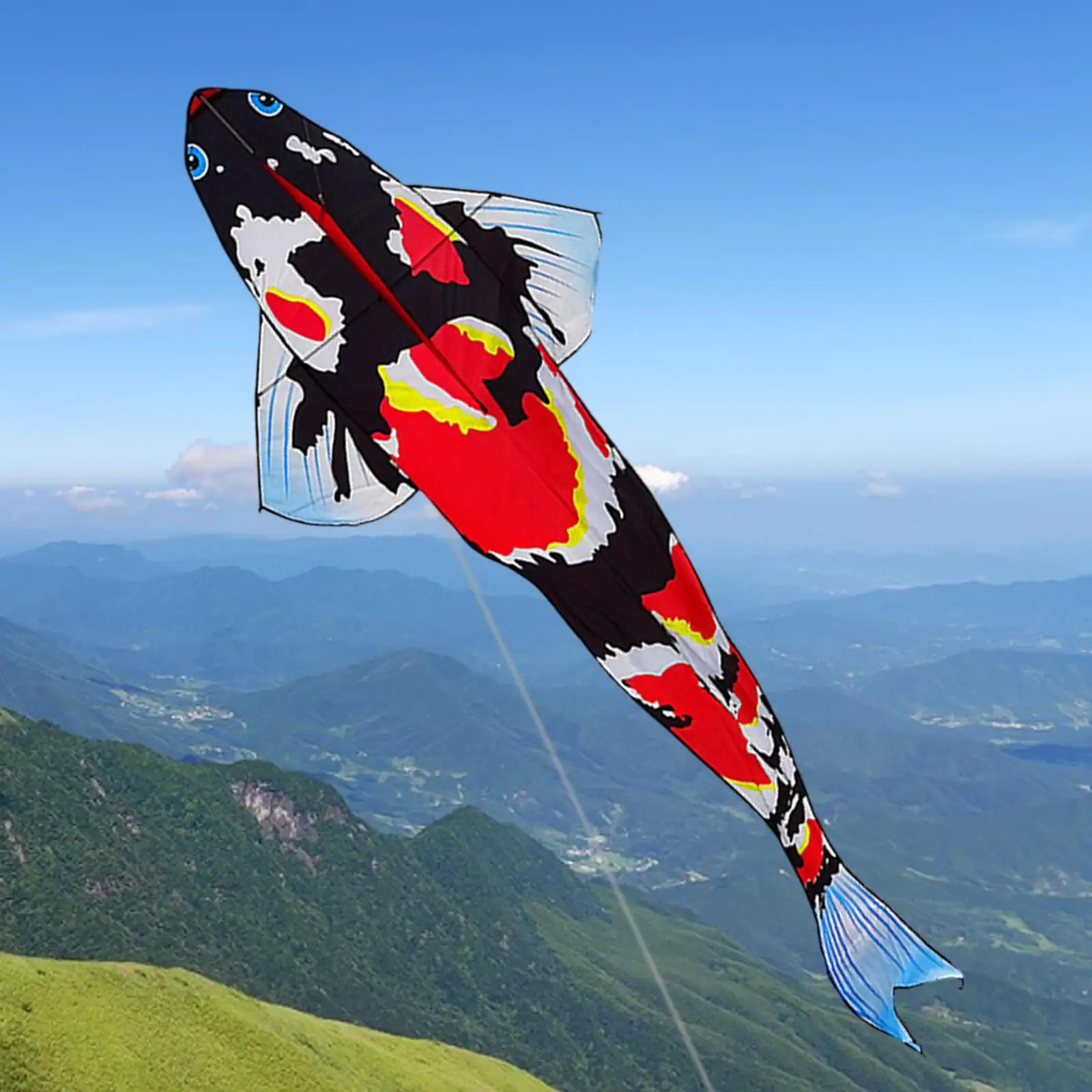 Professional Kite Flying Popular Colorfu Koi Kite Unique Practical  Lightweight for Outdoor Beach Holiday Weekends Park