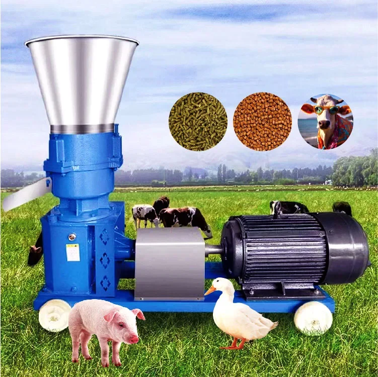 Household Animal Feed Process Pellet Machine For Animal Feed Pellets Small Machine For Animal Food