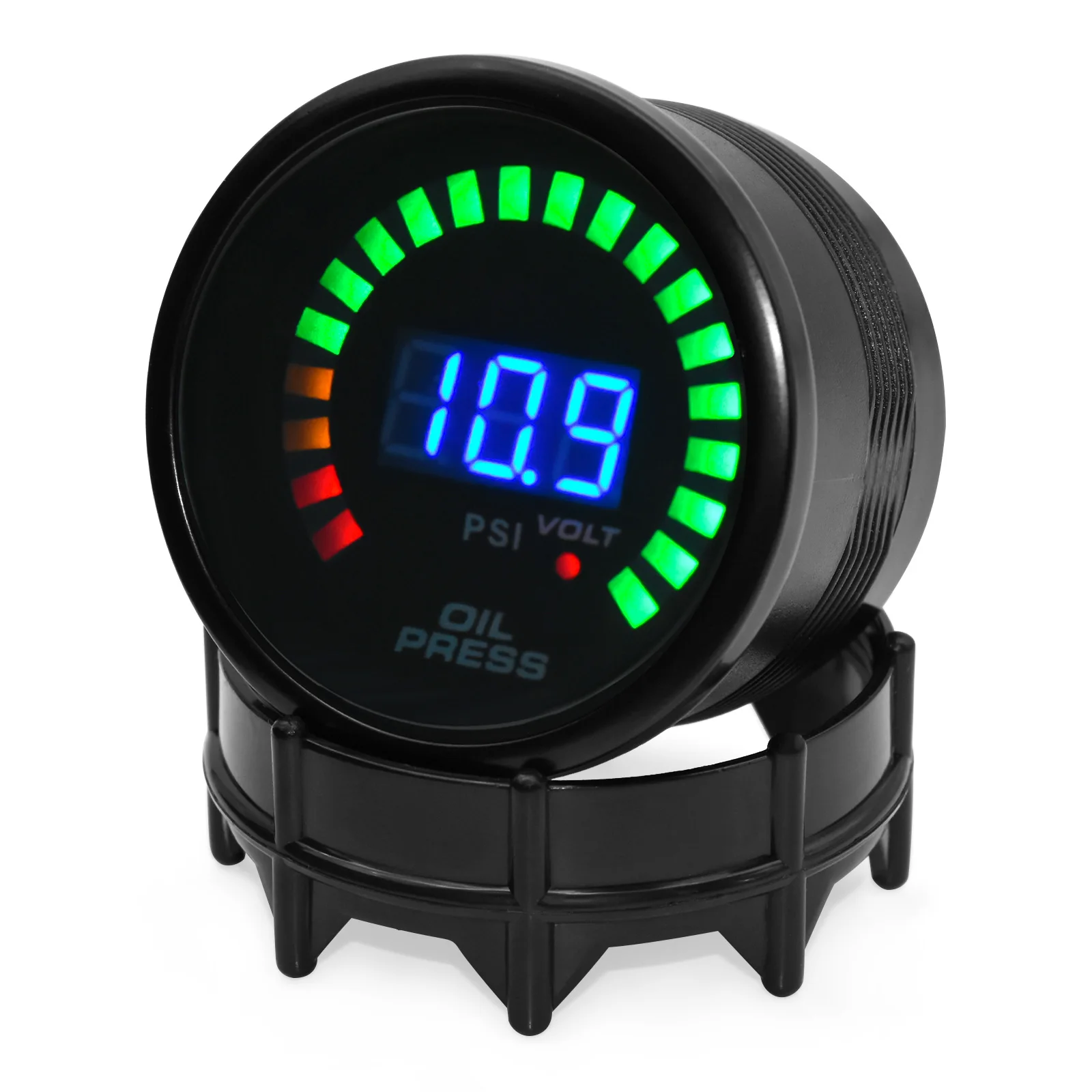 Jauge Température Huile 52mm LED Rouge Numérique - 50-150°C, Voiture Tuning, Affichage Pointeur & Digital
