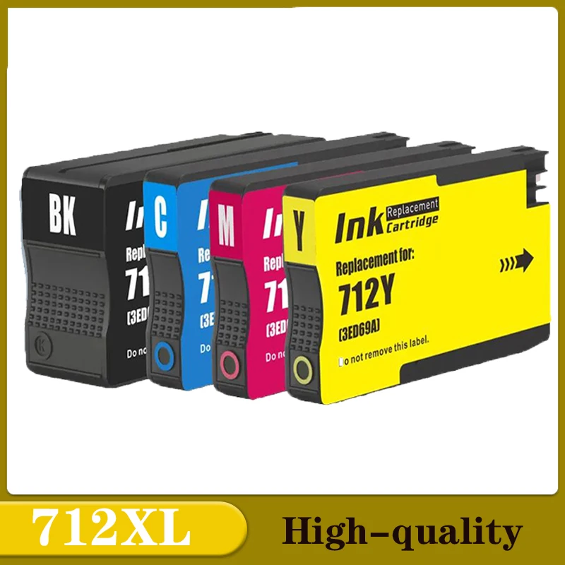 

712 XL 712XL 3ED71A 3ED67A Compatible for HP 712 Ink Cartridge for HP712 for HP Designjet T210 T230 T250 T650 T630 Printer