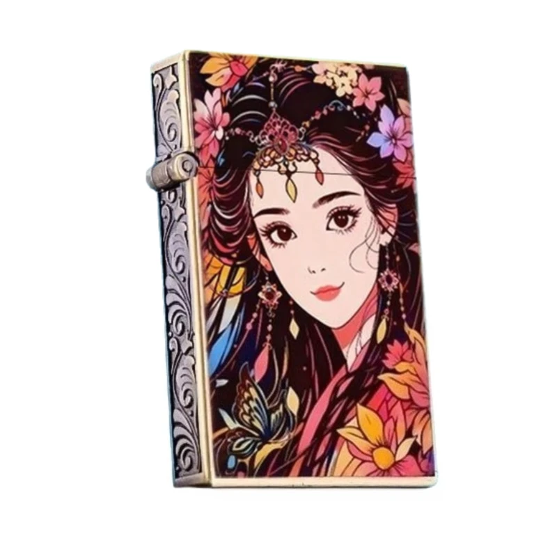 ZORRO جديد أربعة جيل زهرة الله الكيروسين أخف رقيقة جدا المعادن يندبروف طحن عجلة ولاعة السجائر الرجال هدية