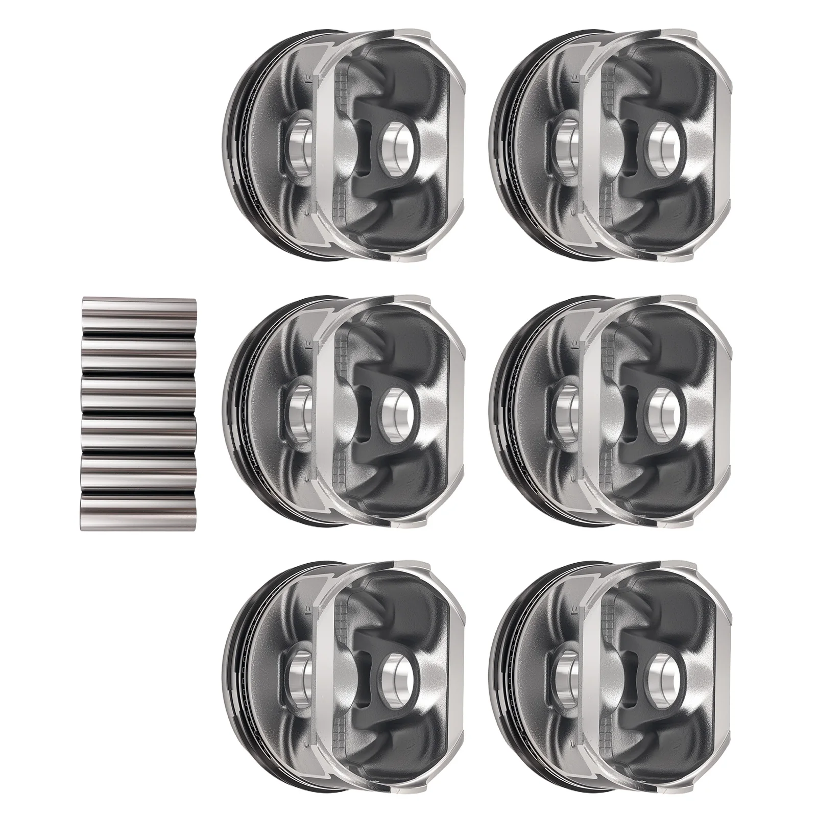 Engine Rebuild Piston Set for Jeep 4.0L L6 Wrangler TJ 1996-2006 H802CP for 41870CP060 41870CP-060 4798331