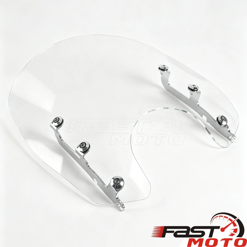 Motorcycle Wind Protection Windshield For Harley Softail FXCW Rocker Dyna Street Bob FXDB Low Rider FXDL FXDLS Windscreens 06-17