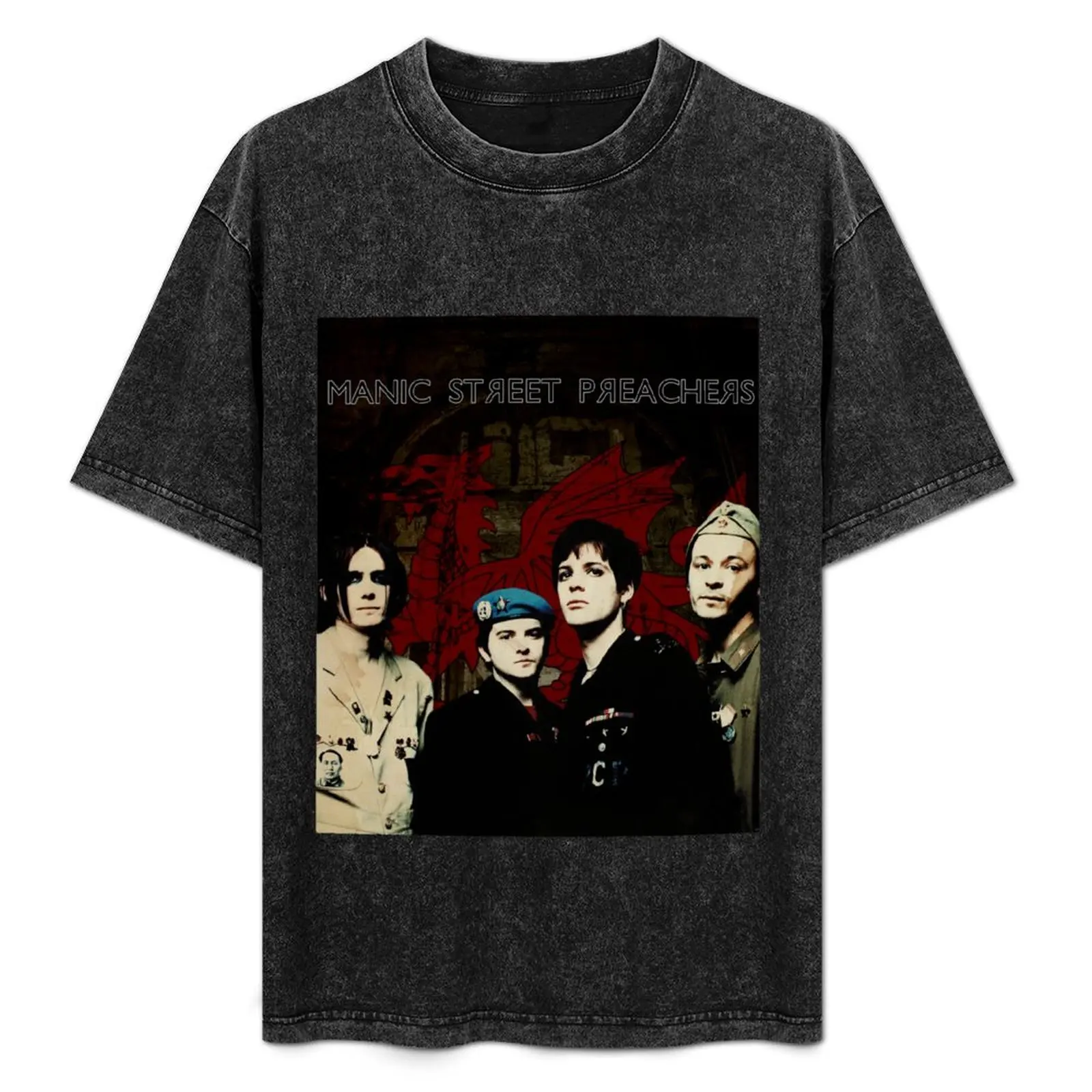 Camiseta con estampado artístico de tendencia Faster