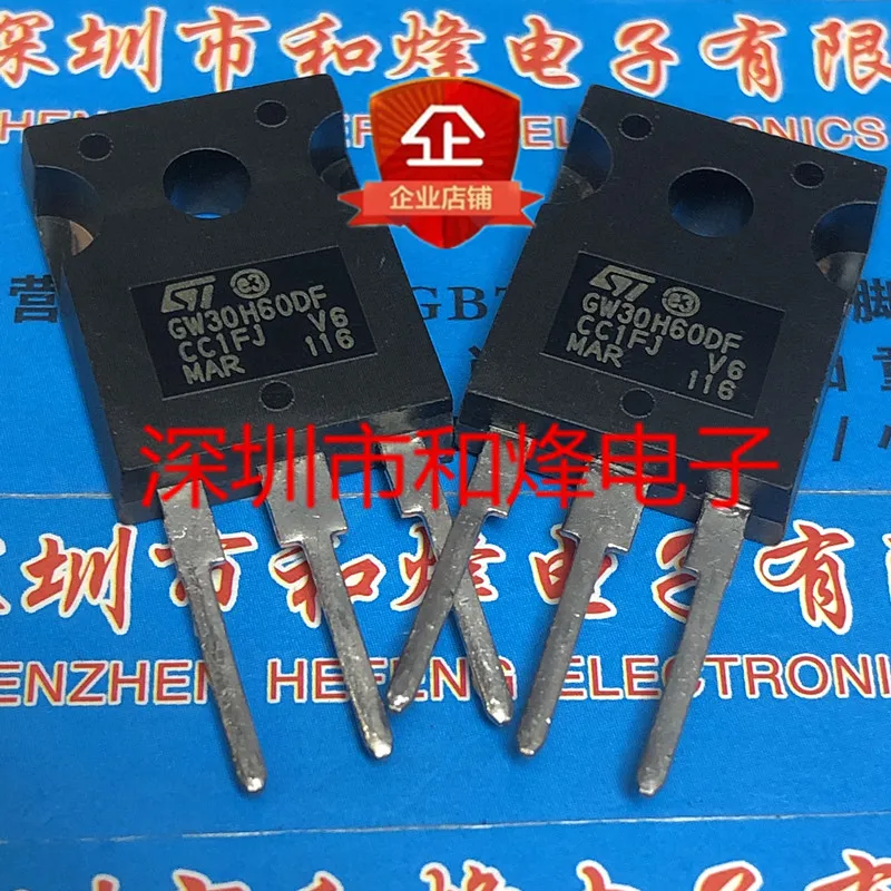 5PCS-10PCS GW30H60DF STGW30H60DF TO-247 600V 30A NEW AND ORIGINAL ON STOCK