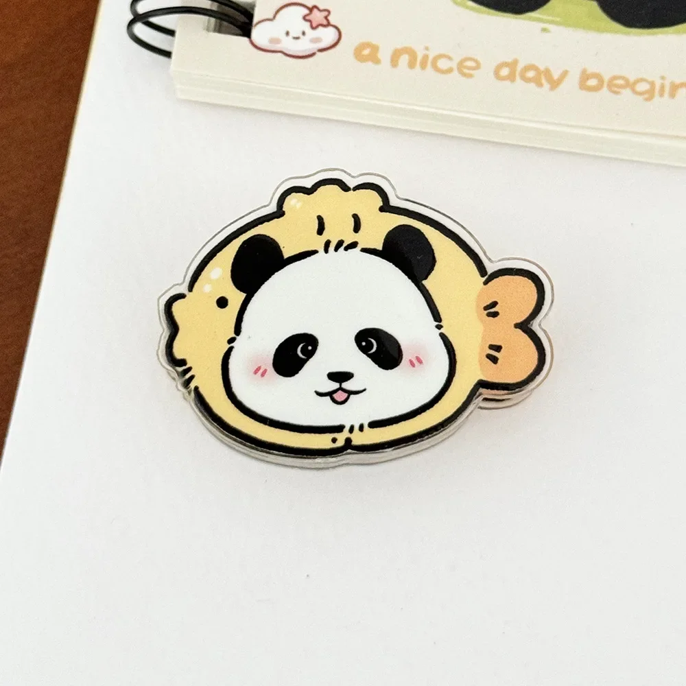 Cute Panda Cartoon Decorative Gift Sealing Clip Note Holder for Cute Little Gifts for Students