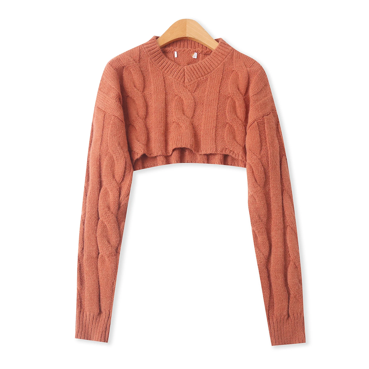 

Soft Long Sve V-Ne Women's Sweater Faionable Slimming Color Spring Autumn New Sle Layering Comfortable Knitwear