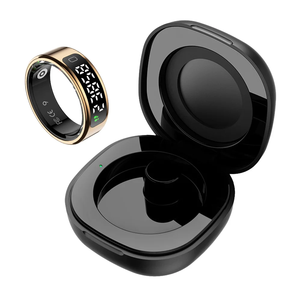 

Smart Ring Health Ring with Heart Rate Blood Oxygen Sleep Monitoring Fitness Tracker Ring Health Monitor for Women Men