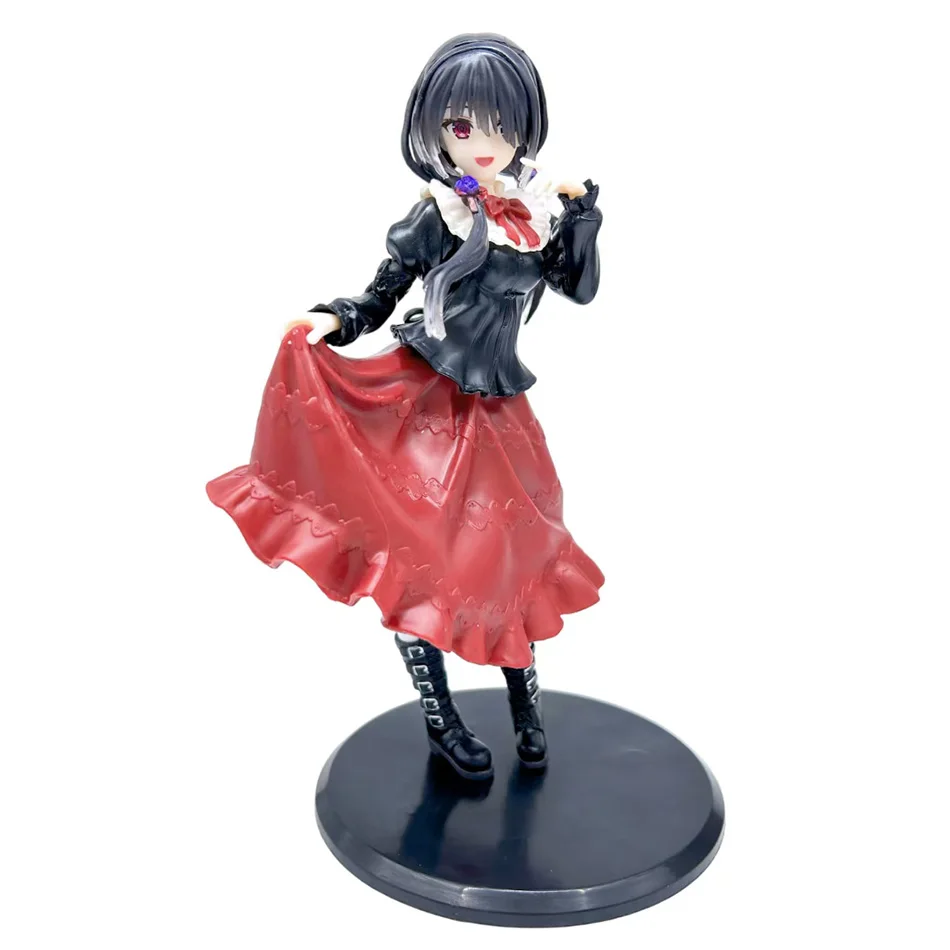 20ซม.วันที่A LIVEอะนิเมะชุดสีแดงTokisaki Kurumi LoriสาวPVCอะนิเมะAction Figuresอะนิเมะการ์ตูนของเล่นของขวัญ