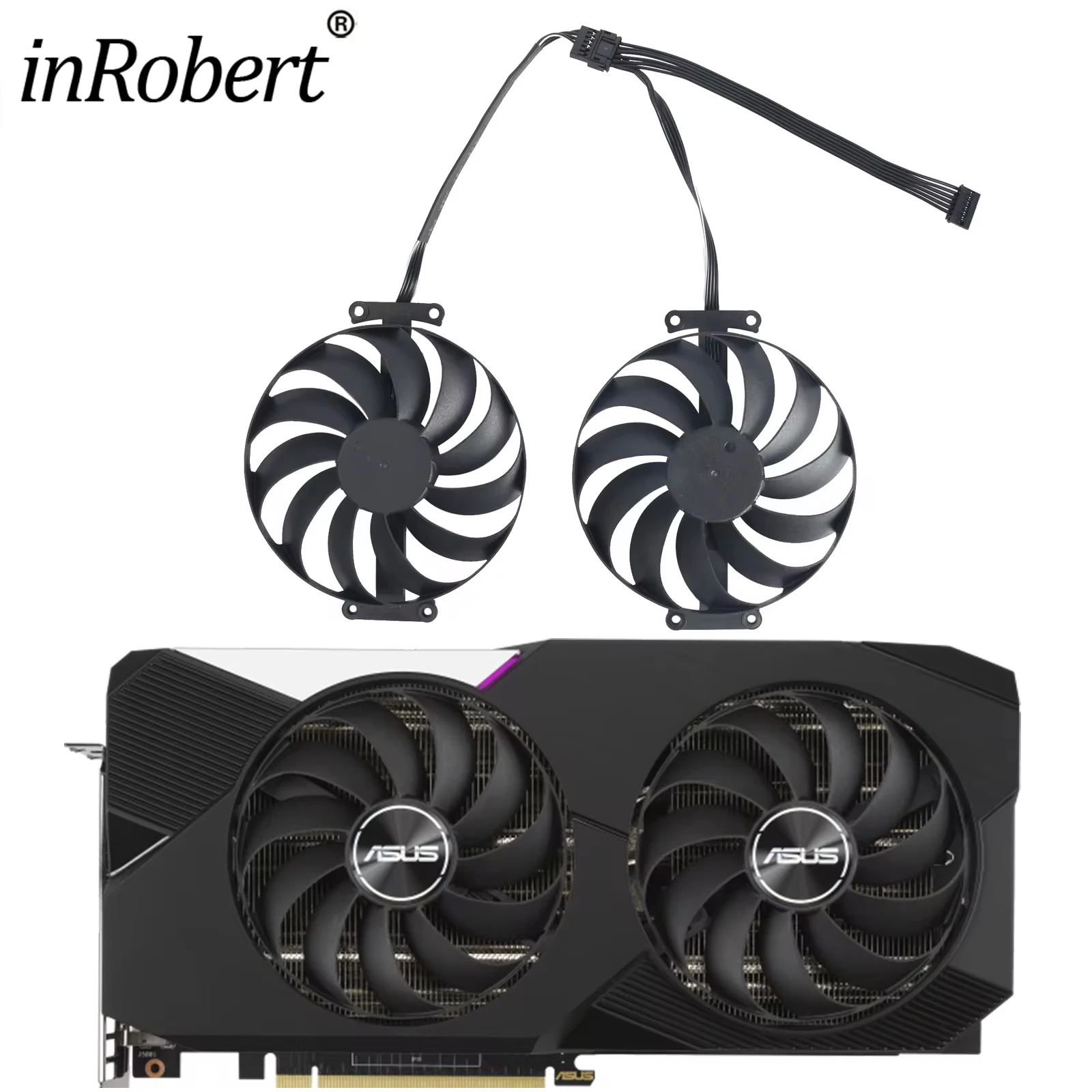 

New 95MM T129215SU Cooler Fan Replacement For ASUS RTX 3060 Ti 3070 3060Ti Graphics Video Card Cooling DIY Fan