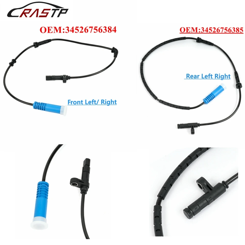 RASTP-Free Shipping ABS Wheel Speed Sensor Front Rear Left Right 34526756384 34526756385 For BMW MINI Cooper R50 R52 R53 THB061