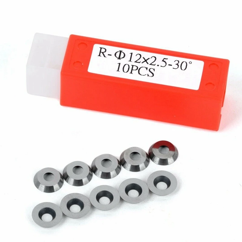 20Pcs Diameter 12Mm Round Carbide Cutter Insert Fits For Ci3 Wood Turning