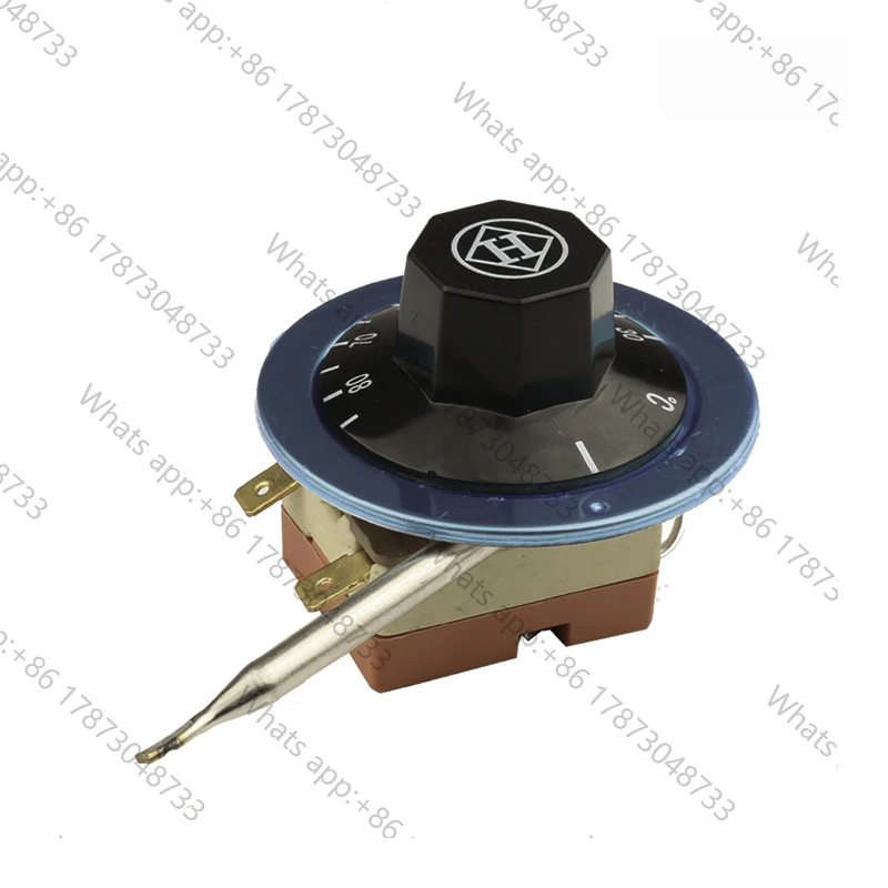30-85℃ Mechanical Water Heater Tempering Switch Capillary Thermostat - 220V 2 Pin Adjustable Temperature Controller for Bathroom