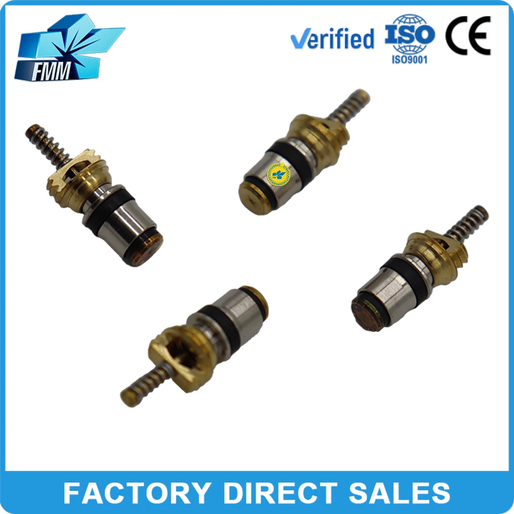 

FMM 10pcs Air Conditioning Charge Cold Medium Interface Valve Core for Peugeot Air-conditioning Installation