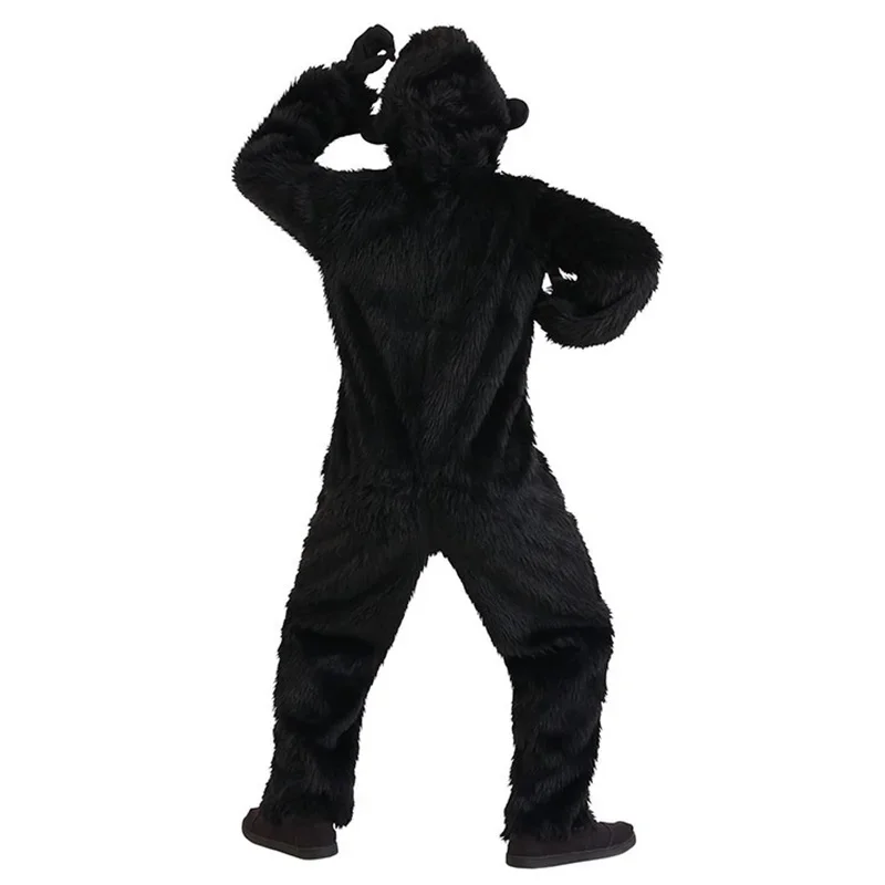 King Kong Cosplay Kostüm für Erwachsene Kinder Plüsch Pelz Maskottchen Anime Halloween Venedig Karneval Kleid Anzug Fursuit Orang-Utan Gorilla