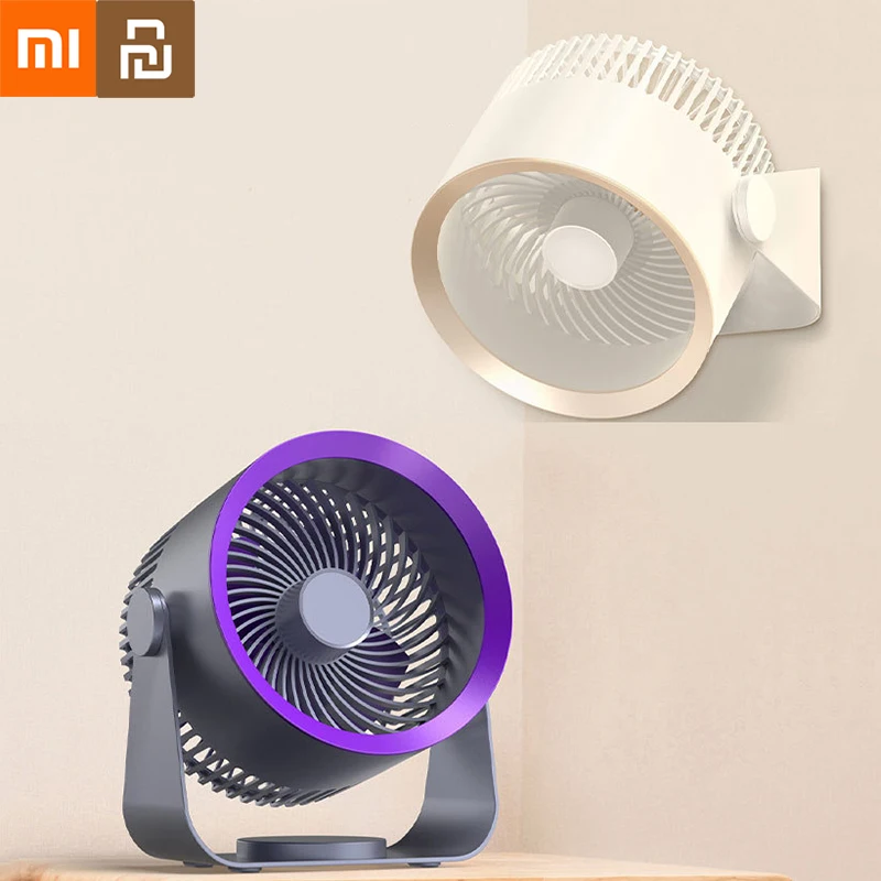 

Xiaomi Youpin Electric Fan Wall Wireless 4000mAh USB Desktop Air Cooler Air Conditioner Fan Home Strong Wind Outdoor Camping New