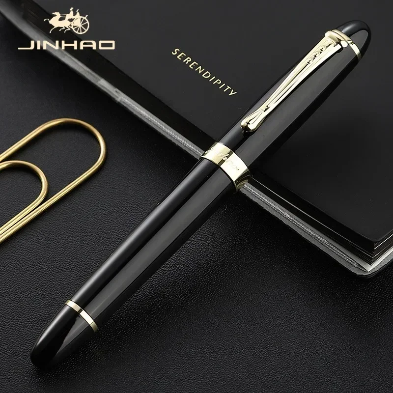 Imagem -02 - Jinhao X450 Clássico Caneta Fonte Luxo m 1.0 Nib Escrita Caneta Escritório Assinatura Escola Caligrafia Material de Escrita Papelaria