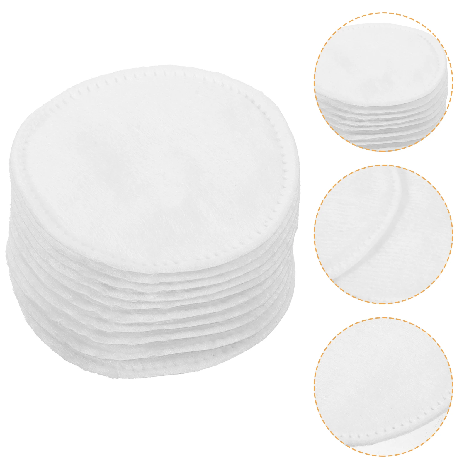 200 pcs Thickened Cotton Pads Skin Friendly Facial Rounds Disposable Makeup Remover Toner Cleansing Travel Size