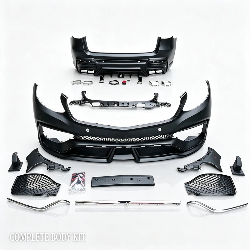 High Quality WALD Style Full Body Kit Fit for W166 W167 Includes Front Rear Bumper Modification Accessories
