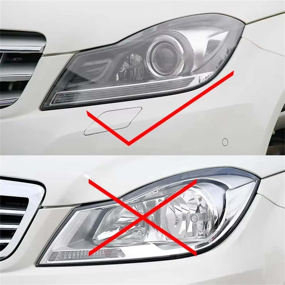 HTTCY For Mercedes Benz W204 C Class C180 2011 2012 2013 2014 Headlight Base Headlamp House Base Auto Headlight Back House