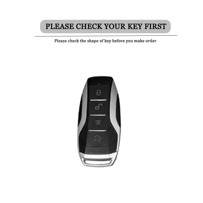 Zinc Alloy Car Key Case Cover Shell For BYD Atto3 Han EV Dolphin S6 F3 L3 M6 F0 G3 S7 E6 G3R DMI Song Pro Frigate 07 Accessories