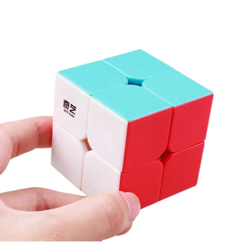 Qy brinquedos-cubo mágico profissional 2x2 para crianças, brinquedo da educação, quebra-cabeça para crianças, brinquedo da educação